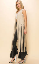 Load image into Gallery viewer, Long Suede Fringe Vest
