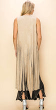 Load image into Gallery viewer, Long Suede Fringe Vest
